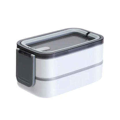 2-Layer Stainless Steel Bento Box – Stylish, Durable & Perfect for On-the-Go Meals!