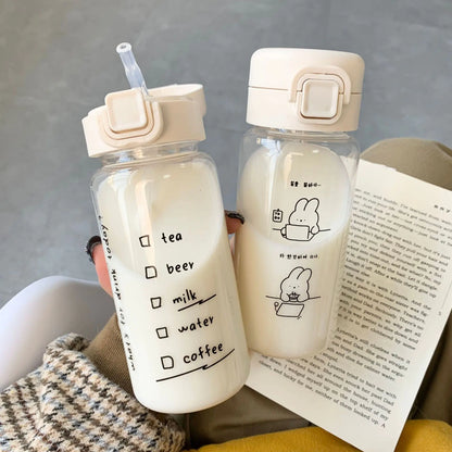 WhimsySip Cartoon Water Bottle – Fun, Leak-Proof, and Perfect for On-the-Go!