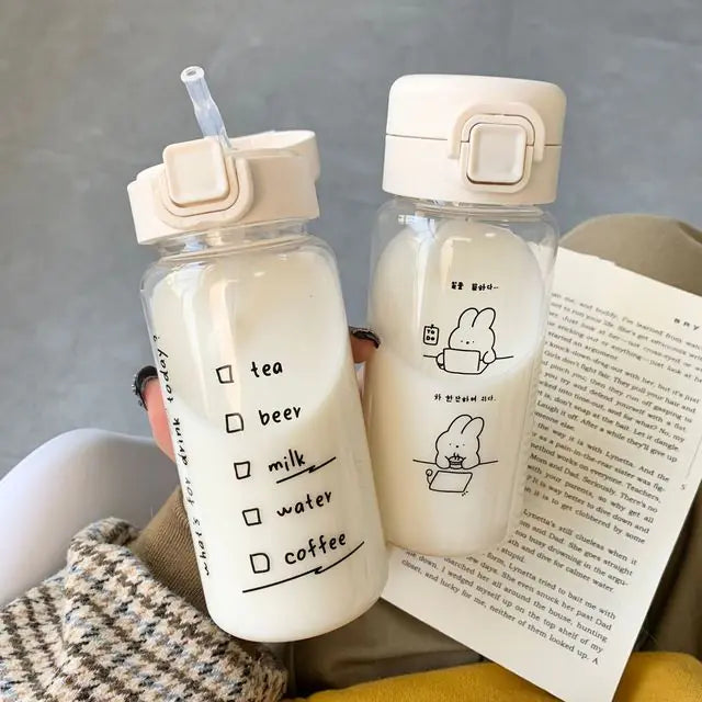 WhimsySip Cartoon Water Bottle – Fun, Leak-Proof, and Perfect for On-the-Go!